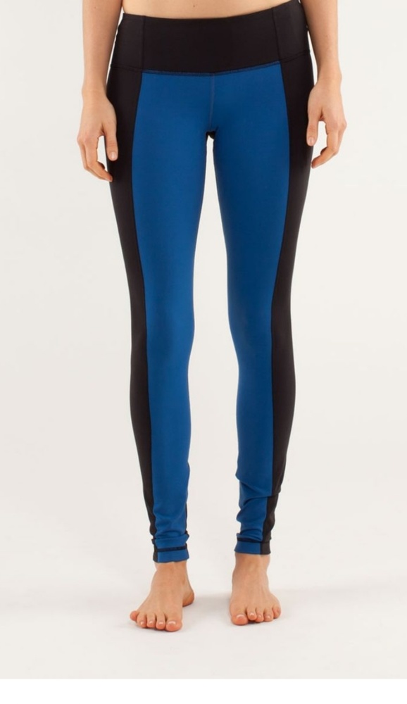 Lululemon Wunder Under Color Blocked Leggings